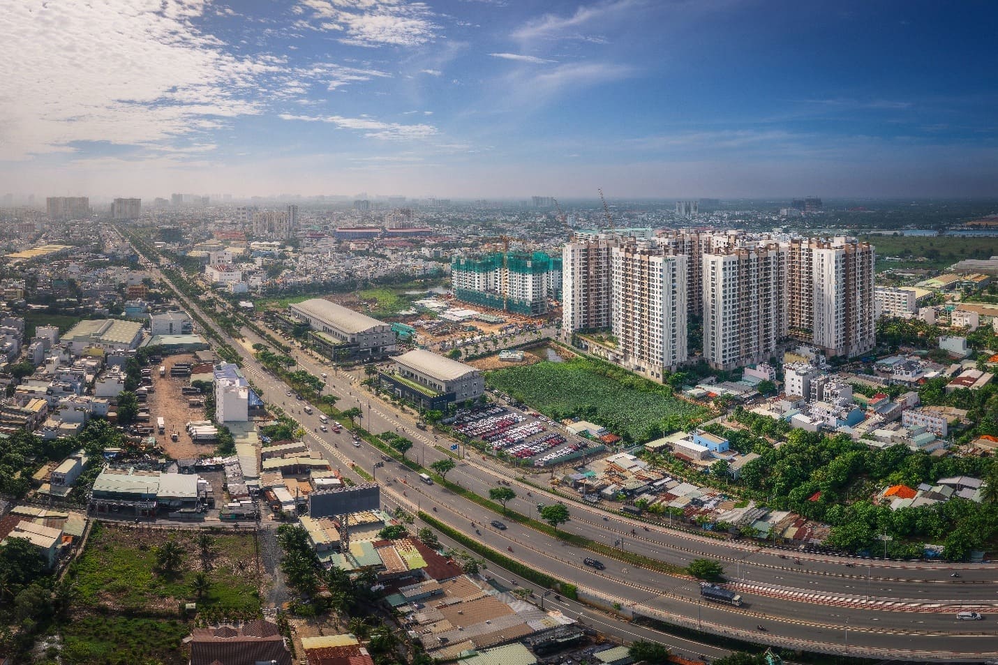 Dự án Akari City nằm trên trục đường Võ Văn Kiệt.