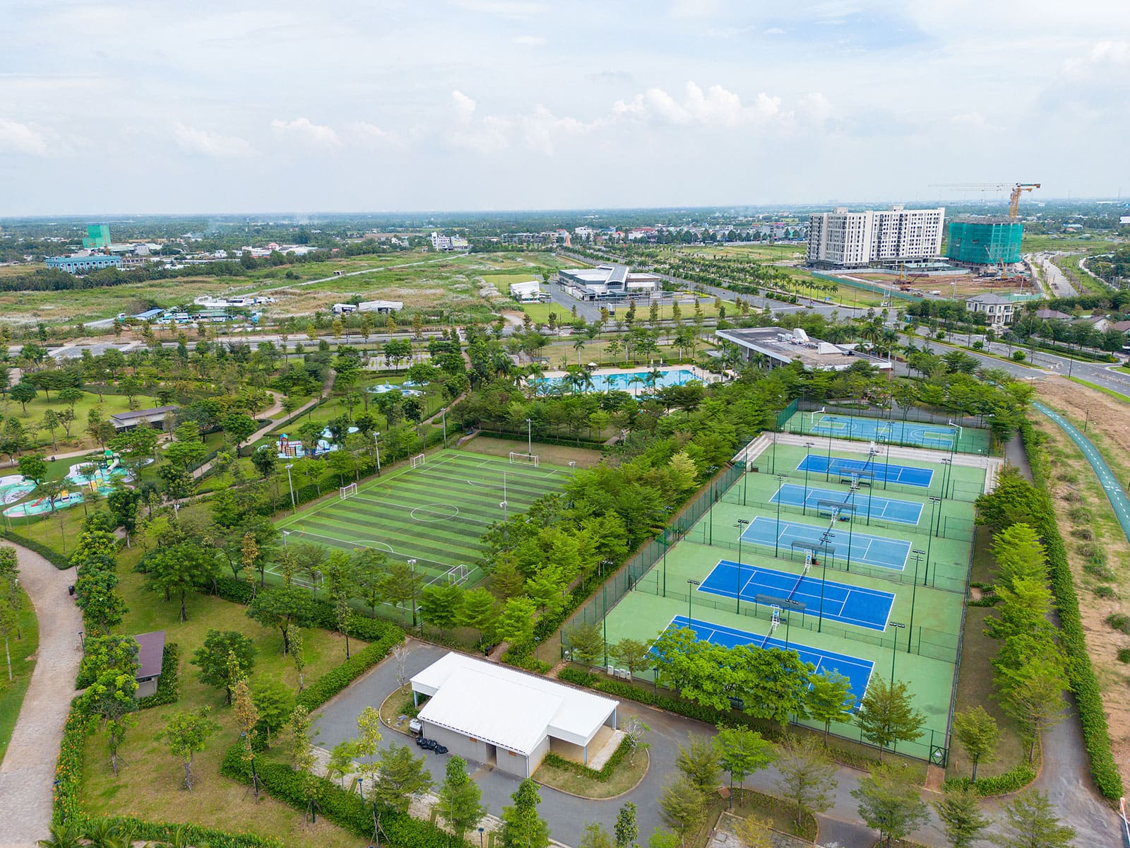 Tổ hợp thể dục thể thao tại phân khu Central Park thuộc Waterpoint.