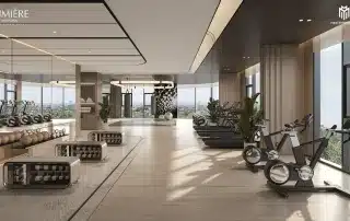 Phòng Gym hiện đại tại LUMIÈRE Midtown - nơi hoàn hảo để rèn luyện thân - tâm - trí.